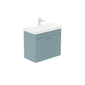 LECICO Layla 70cm Short Projection 1-Drawer Wall Hung Unit - Light Blue
