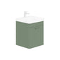 LECICO Layla 50cm Wall Hung 1-Drawer Unit - Matt Green