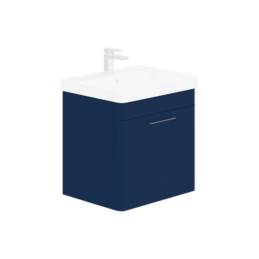  LECICO Layla 60cm Wall Hung 1-Drawer Unit - Cobalt Blue
