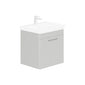 LECICO Layla 60cm Wall Hung 1-Drawer Unit - Gloss White