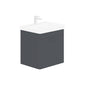 LECICO Layla 60cm Wall Hung 1-Drawer Unit - Matt Anthracite