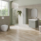 LECICO Layla Round Rimless Sanitaryware - Back To Wall Pan