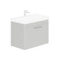 LECICO Layla 80cm Wall Hung 1-Drawer Unit - Gloss White