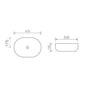 LECICO Layla Vessel Freestanding Basin - Round - 475mm