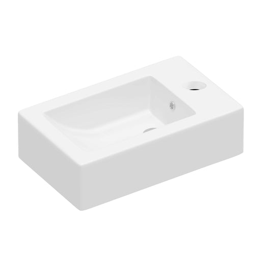  LECICO Layla Vessel Freestanding Basin - Rectangular - 460mm 1TH - welovecouk
