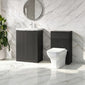 STRIA 500mm WC Unit - Soft Black