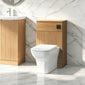 STRIA 500mm WC Unit - Autumn Oak