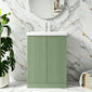 STRIA Floor Standing 600mm Vanity Unit with Basin - Fern Green