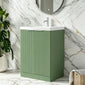 STRIA Floor Standing 600mm Vanity Unit with Basin - Fern Green