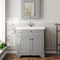 Old London 800mm 2-Door Vanity & Classic Basin 1TH - Storm Grey