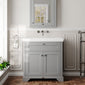 Old London 800mm 2-Door Vanity & Classic Basin 0TH - Storm Grey
