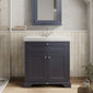 Old London 800mm 2-Door Vanity & Classic Basin 1TH - Twilight Blue