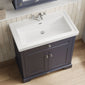 Old London 800mm 2-Door Vanity & Classic Basin 1TH - Twilight Blue