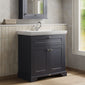 Old London 800mm 2-Door Vanity & Classic Basin 1TH - Twilight Blue