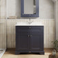 Hudson Reed Old London 800mm Cabinet & Marble Top (1TH) - Twilight Blue
