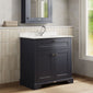 Hudson Reed Old London 800mm Cabinet & Marble Top (1TH) - Twilight Blue