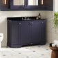 Hudson Reed Old London 1200mm 4-Door Angled Unit & Black Marble Top 3TH - Twilight Blue