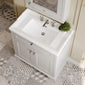 Hudson Reed Old London 800mm 2-Door Vanity Unit & Ceramic 3 Tap Hole Basin - Timeless Sand