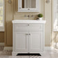 Old London 800mm 2-Door Vanity & Classic Basin 0TH - Timeless Sand