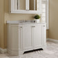 Hudson Reed Old London 1200mm 4-Door Angled Unit & Grey Marble Top 3TH - Timeless Sand