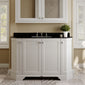 Hudson Reed Old London 1200mm 4-Door Angled Unit & Black Marble Top 3TH - Timeless Sand
