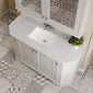 Hudson Reed Old London 1200mm 4-Door Angled Unit & White Marble Top 1TH - Timeless Sand