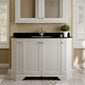 Hudson Reed Old London 1200mm 4-Door Angled Unit & Black Marble Top 1TH - Timeless Sand