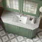 Hudson Reed Old London 1200mm 4-Door Angled Unit & Grey Marble Top 1TH - Hunter Green