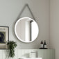 Hudson Reed 600mm Round Illuminated Mirror - Chrome - welovecouk
