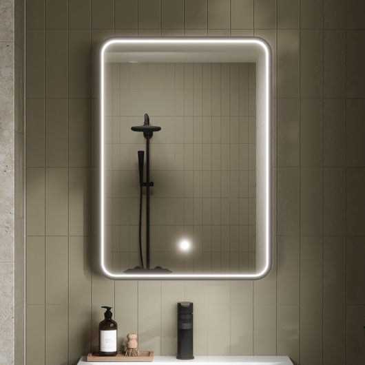  Nuie Pictor Inset Frame Led Mirror 700 x 500mm - Black
