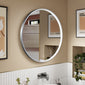 Nuie Mensa Inset Frame Led Mirror 800mm - Chrome