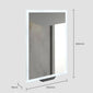 Luka Smart Illuminated Mirror with Alexa - 600 x 800 - Frameless - welovecouk