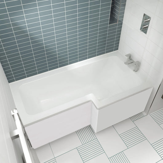  L-Shaped 1700 x 850/700 Shower Bath - welovecouk