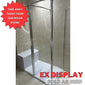 Lakes Classic Walk-In Enclosure With Seated Shower Tray - W 1500 X D 800mm - Ex-Display