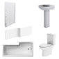 Lawton 1500mm L Shape Shower Bathroom Suite