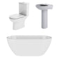 Lawton Freestanding Ashford Double  Ended Bath Suites - 1700 x 750