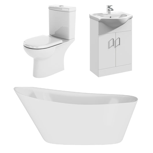  Lawton Freestanding Serenity Slipper Vanity Bath Suites - 1600 x 750