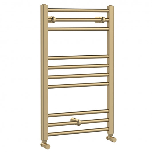  Straight Towel Rail - Brushed Brass - Various Sizes Available