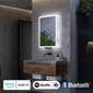 Luka Smart Illuminated Mirror with Alexa - 600 x 800 - Frameless - welovecouk