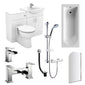 Mayford Combination 1700 Shower Bathroom Suite - welovecouk