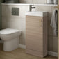 Nuie Minimalist 400mm Floorstanding Basin Vanity Unit - Beach Oak