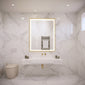 Denver 3 Tone Frame Lit LED Mirror 700 x 500mm - Brushed Brass