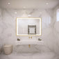 Denver 3 Tone Frame Lit LED Mirror 700 x 500mm - Brushed Brass