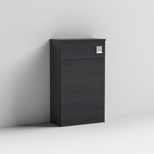  Mantello 500mm Back to Wall WC Unit - Charcoal Black