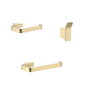 Mono 3 Piece Brushed Brass Accessory Pack
