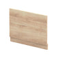 Nuie Arno 800mm Bath End Panel - Bleached Oak