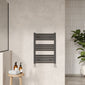 Nuie Straight 700 x 500 Ladder Rail - Anthracite