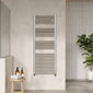 Electric Only Heated Towel Rail 1375mm H x 480mm W - Chrome