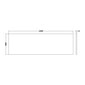 MFC worktop 1205 x 460 x 18 - Autumn Oak