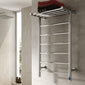 Reina Maira Vertical Designer Electric Heated Towel Rail - 1190 x 500mm - Polished - welovecouk